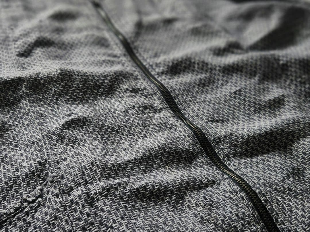 FLAX Linen Waffle Zip Cardigan 2G FLAX Linen Waffle Zip Cardigan 2G