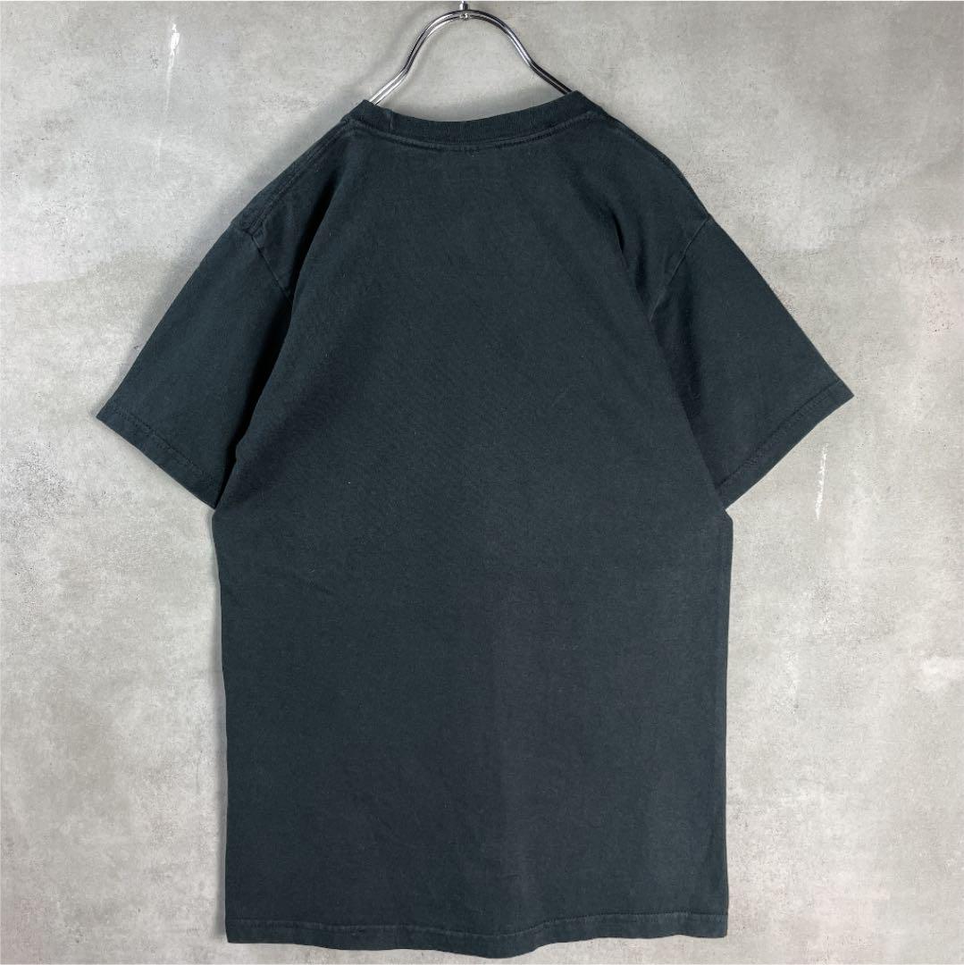USED】AC/DC ロック バンドTシャツ 炎 メンバー L 黒 プリント