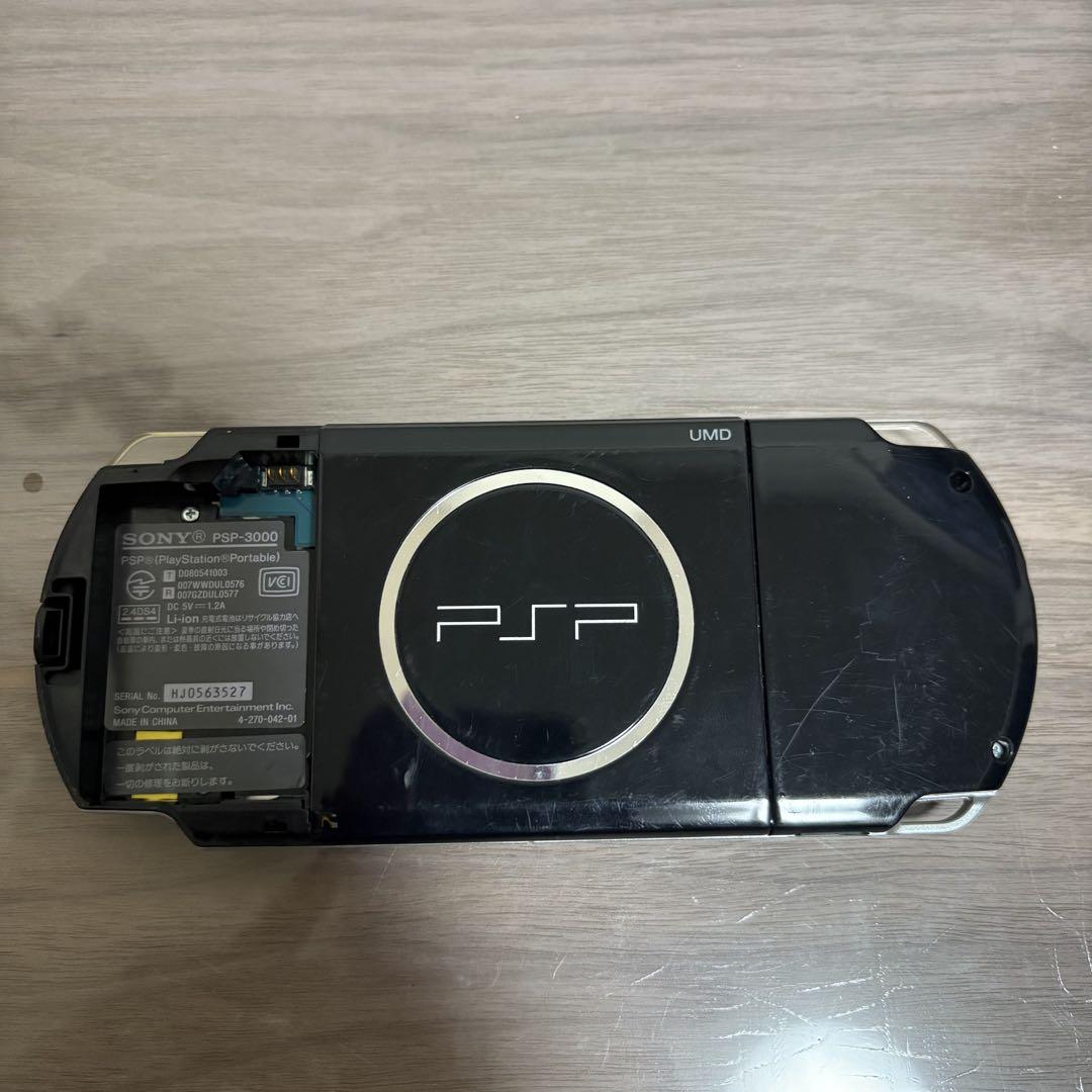 PSP3000 ソフト一本 ジャンク品 バッテリー無し