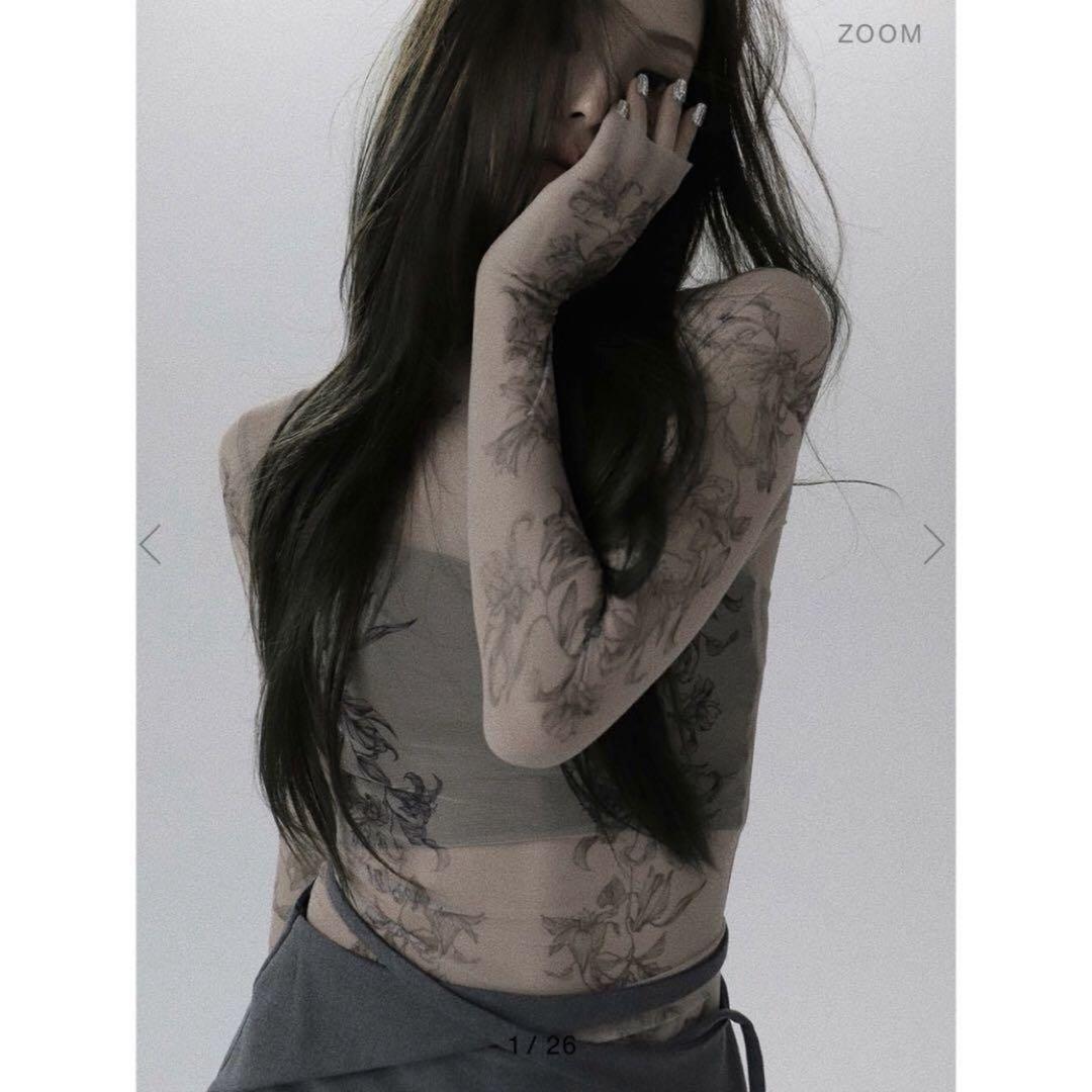 melt the lady lily tattoo tops
