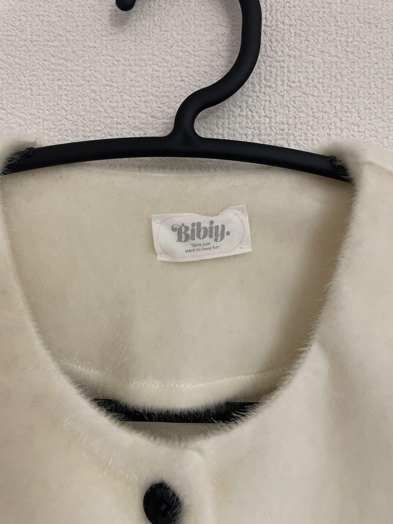 美品　Bibiy ペプラム　ホワイト