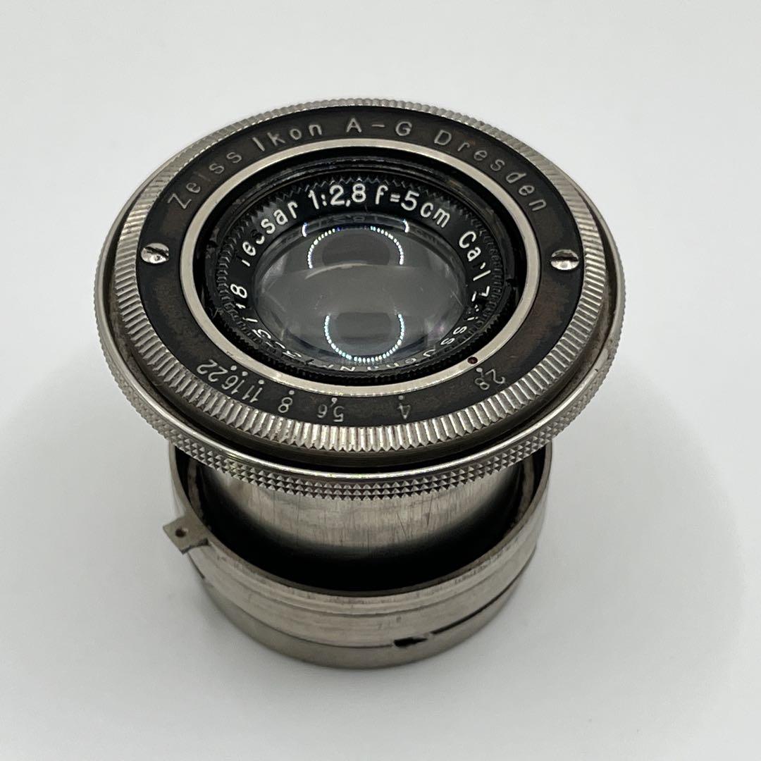 Tessar 5cｍ f2.8 テッサー 50mm ニッケル 沈胴 コンタックス