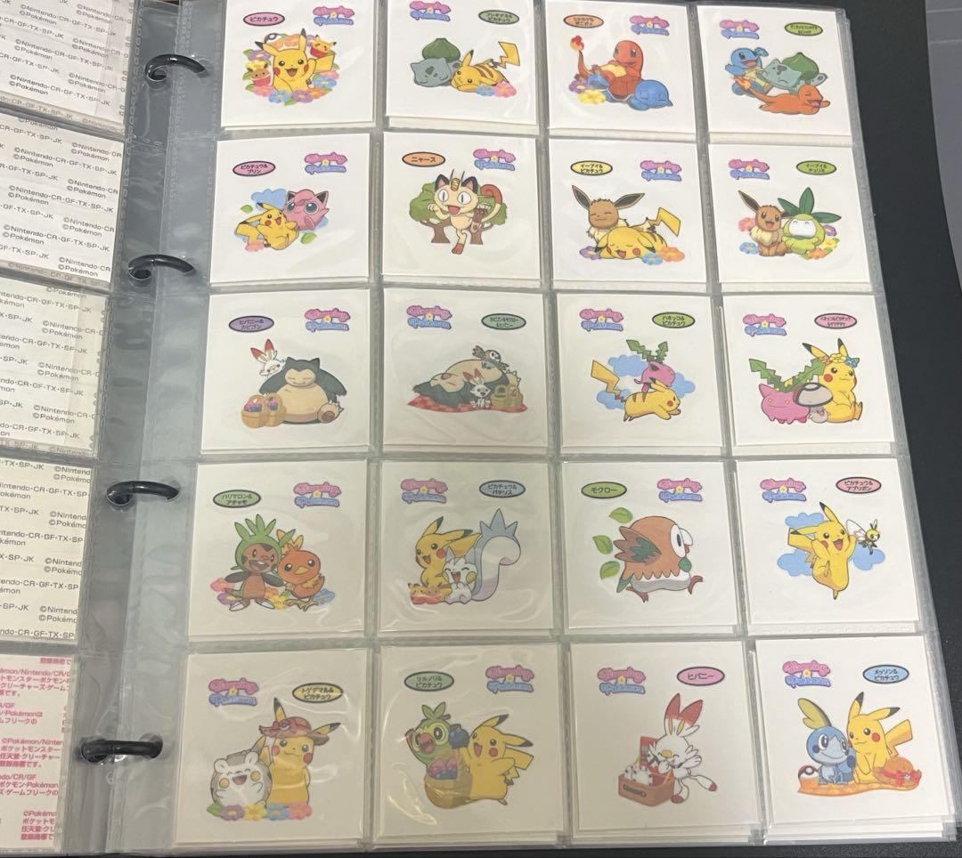 ポケモンパンシールフォルダ＆シール ︎