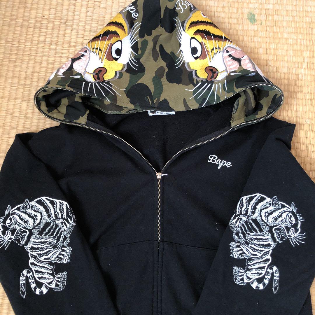 bape エイプ タイガーパーカー 年末年始セール タイガーパーカー エイプ bape パーカー