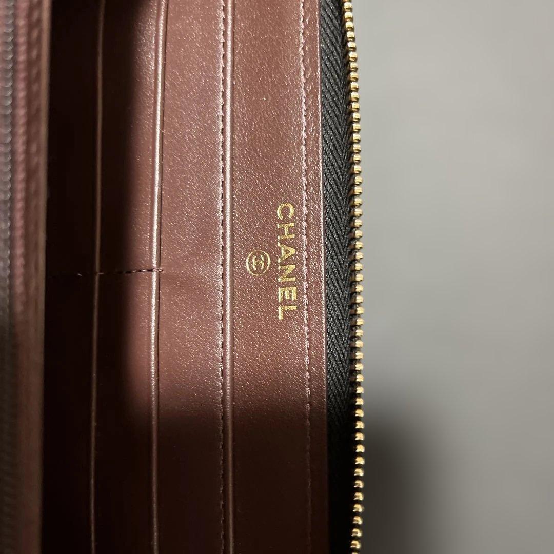 CHANEL ブラック キルティング 長財布 CHANEL ブラック キルティング 長財布