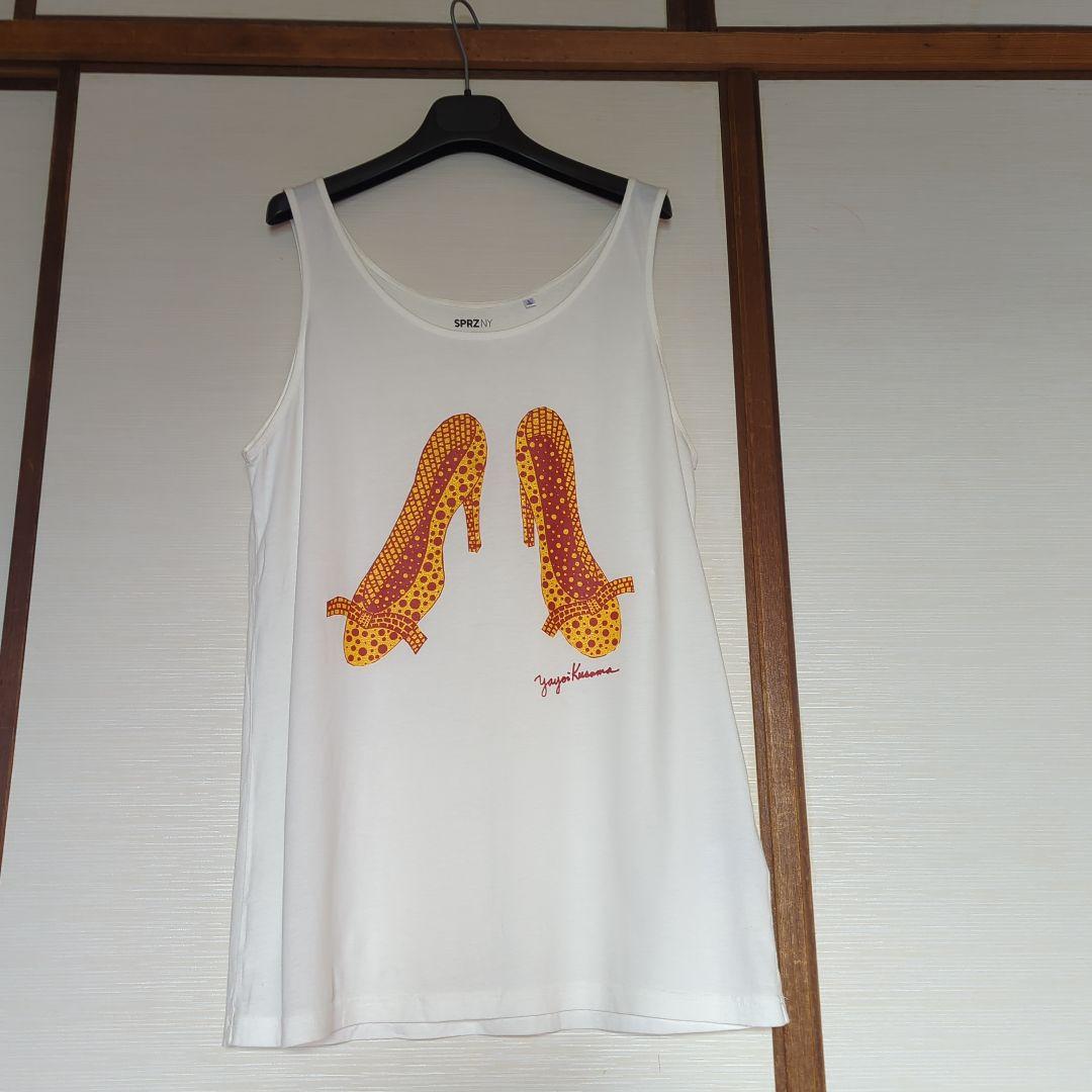 【超目玉枠】 草間彌生ユニクロコラボのランニングTシャツ メルカリ - トップス