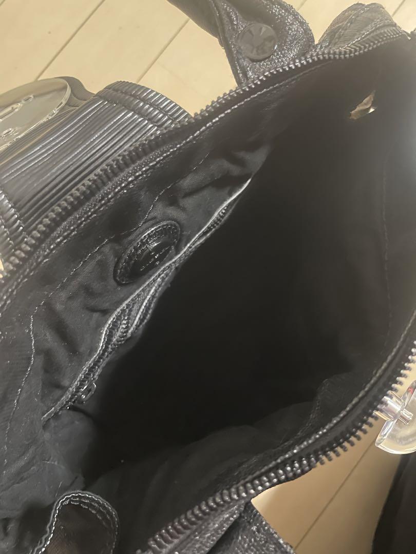【激安通販 オンラインショップ】日用品 グランジ 希少】DIESEL バッグ レザー 肩掛け Y2K ターンロック バッグ