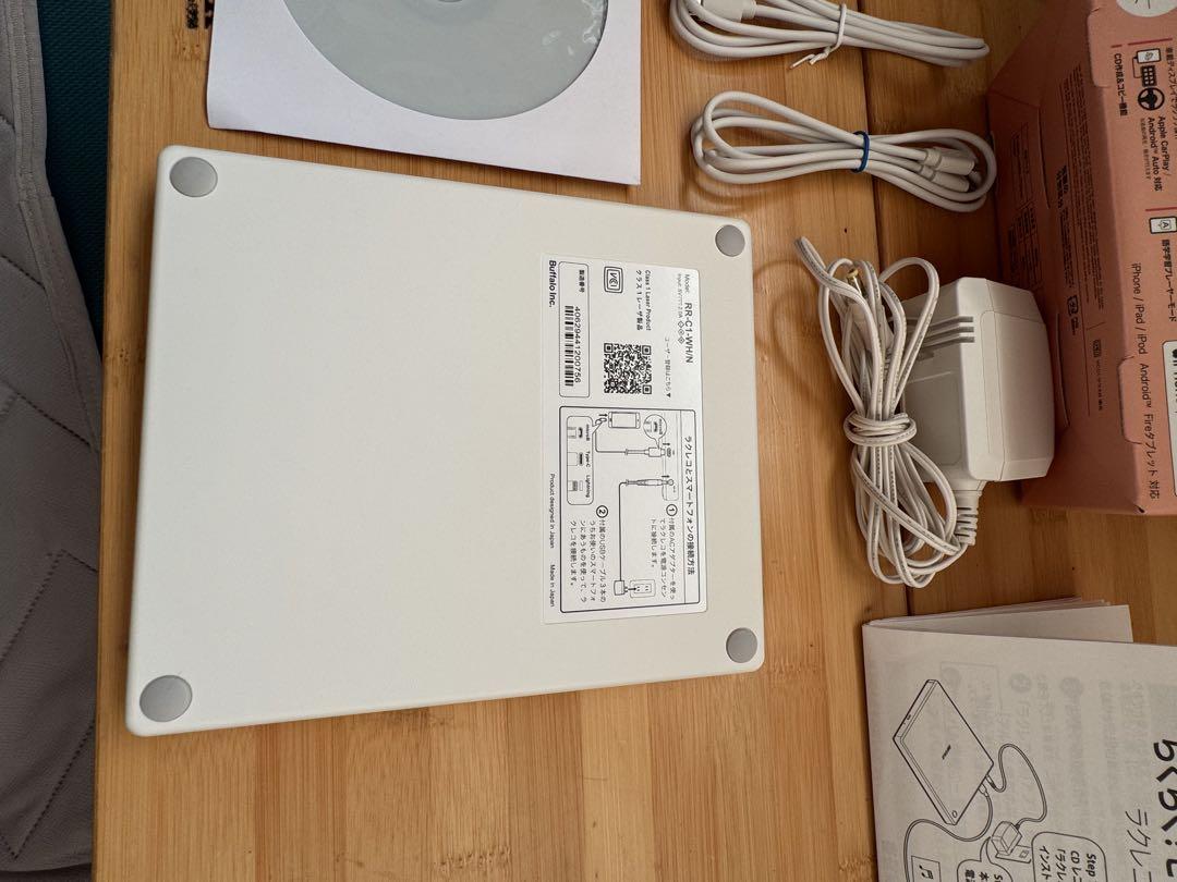 美品使用一回　ラクレコ　バッファロー　RR-C1-WH 送料無料！