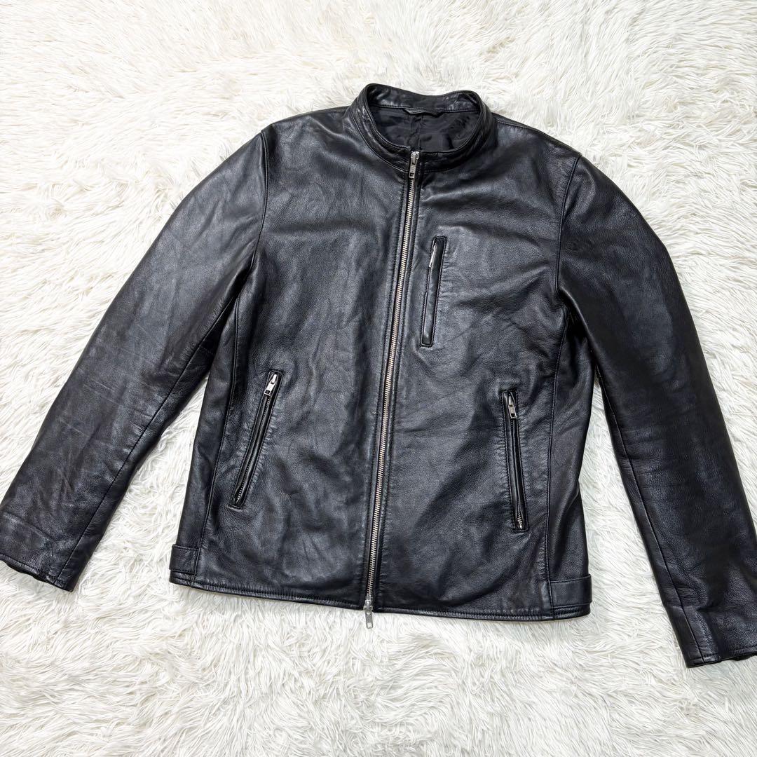 ✨ジャーナルスタンダード✨レザージャケット　シングルライダース　ラムレザー　羊革