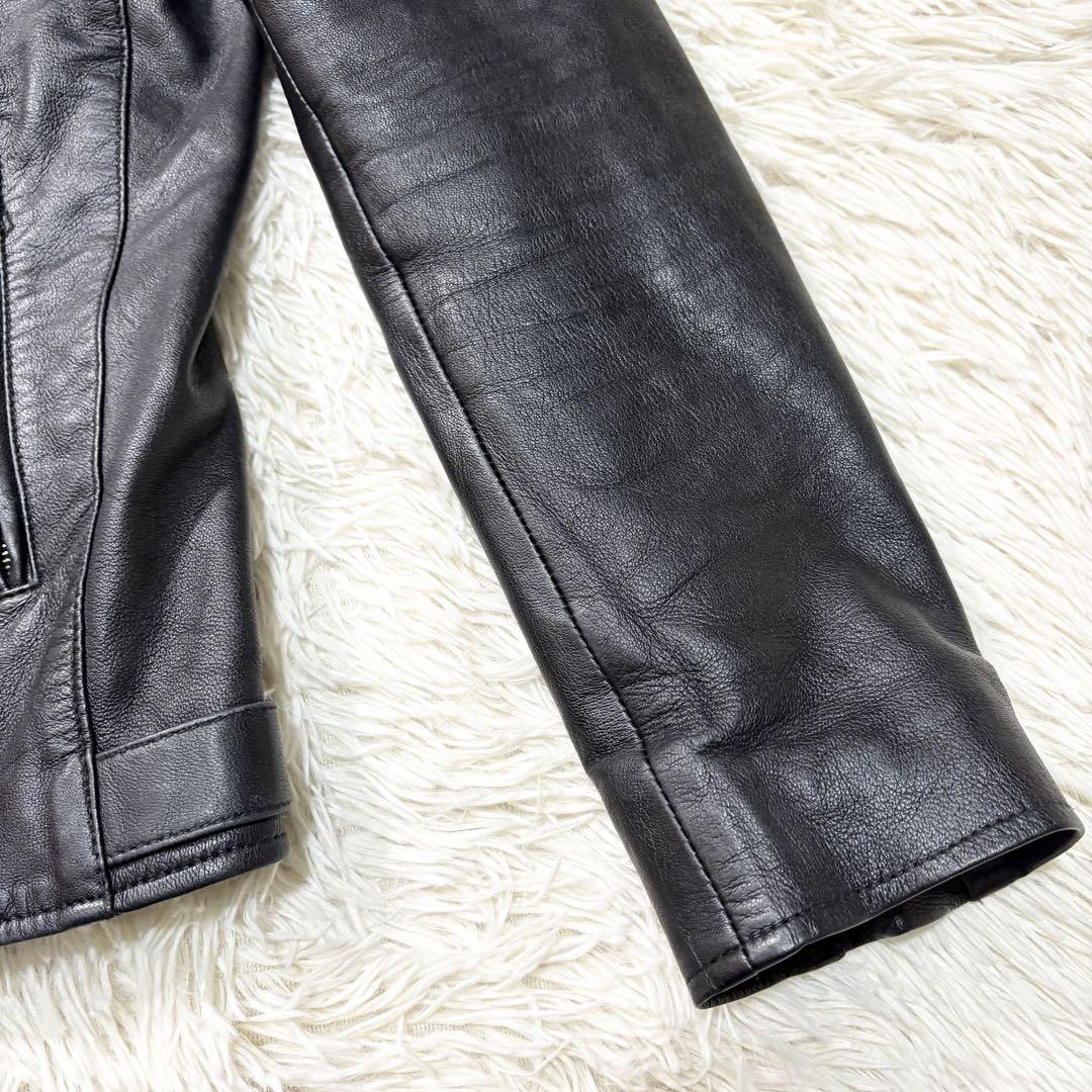✨ジャーナルスタンダード✨レザージャケット　シングルライダース　ラムレザー　羊革