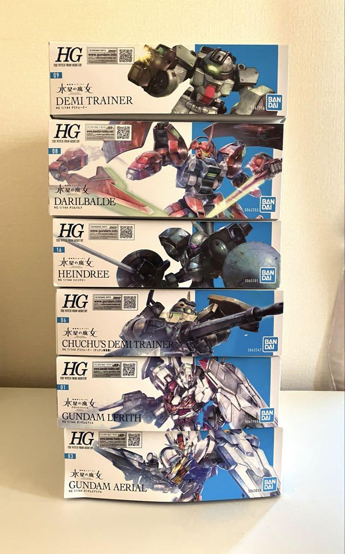 ガンダム水星の魔女シリーズ　6個セット
