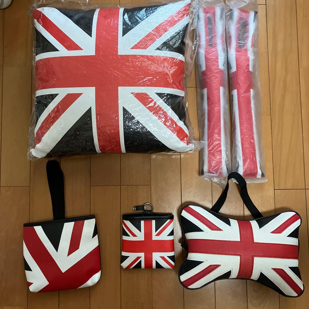 BMWミニユニオンジャック5点セット(レッド＆ブラック)セット