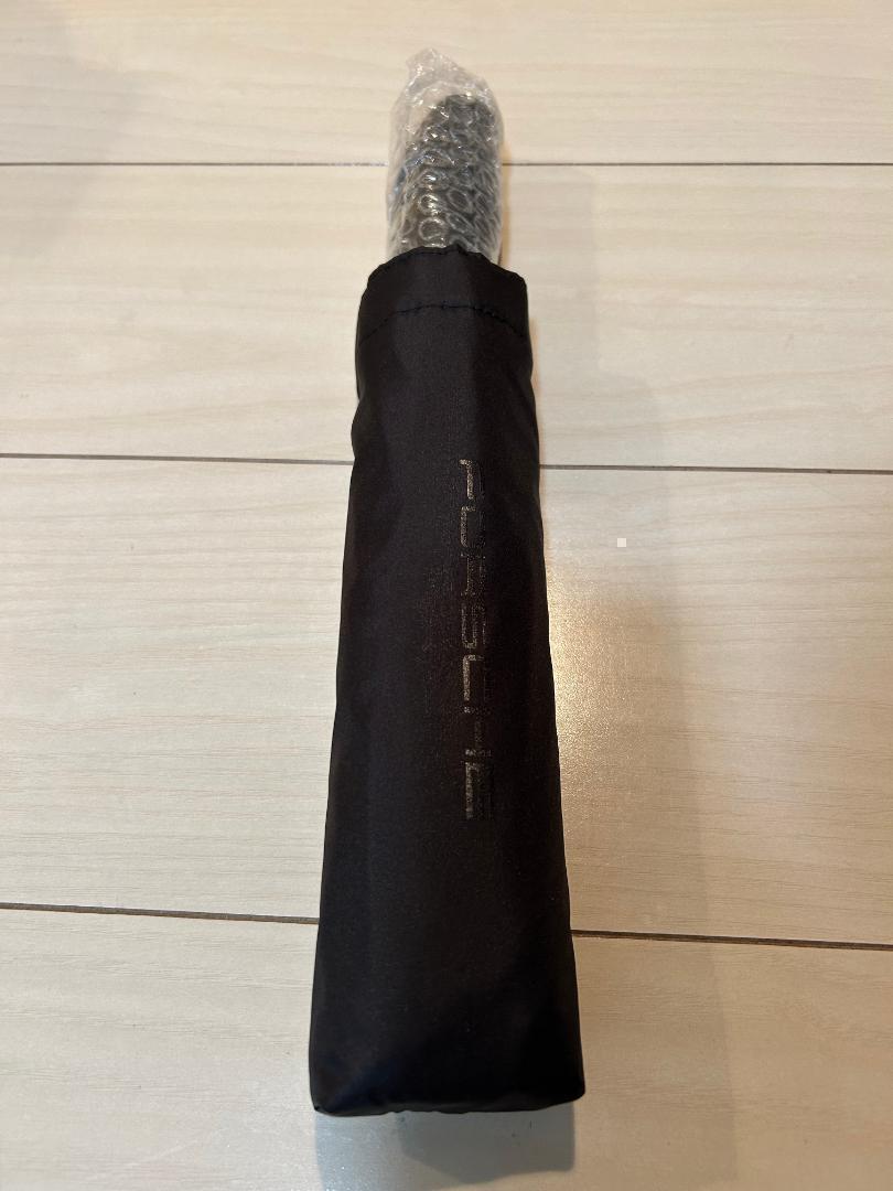 ★ PORSCHE BLACK【傘】UMBRELLA 折り畳み　黒
