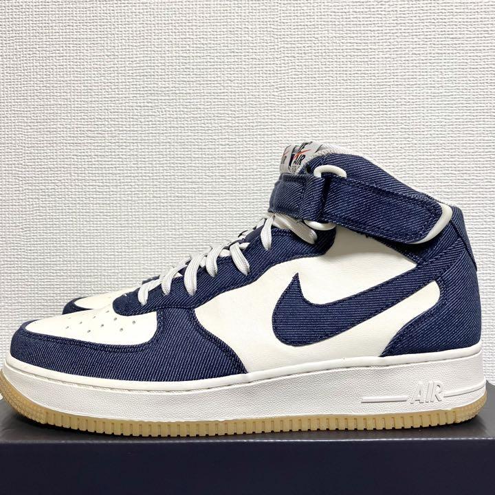 Nike Air Force 1 ダークブルー ガムソール NIKE AIR FORCE 1 '07 LV8 SAIL/MIDNIGHT NAVY-GUM MED BROWN