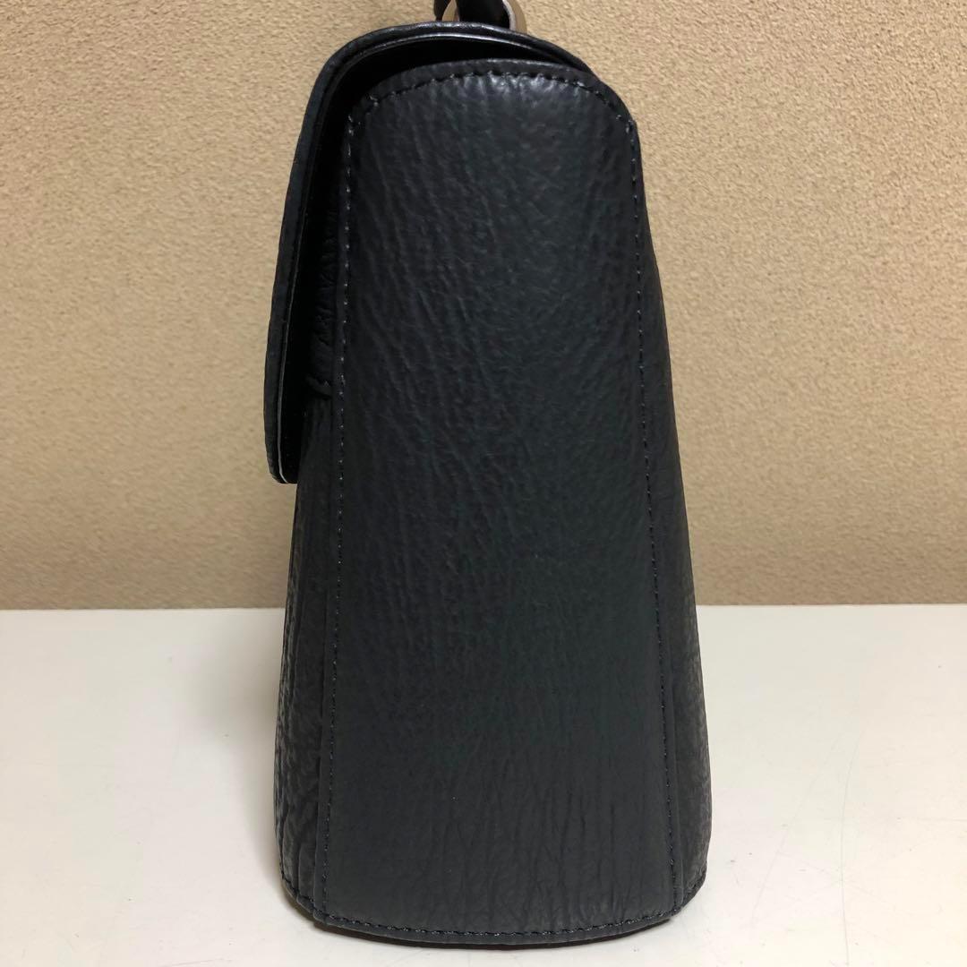 美品 ハンドバッグ JRA サメ革 シャークスキン 鮫革 レディース BK