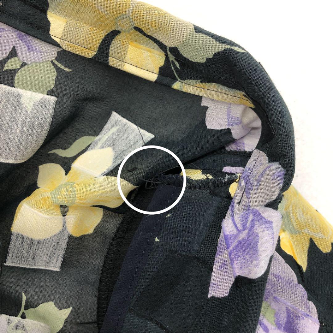 大きいサイズ】Leilian レリアン 総柄チュニック丈ブラウス シャツ 花 大きいサイズ】Leilian レリアン 総柄チュニック丈ブラウス シャツ 花