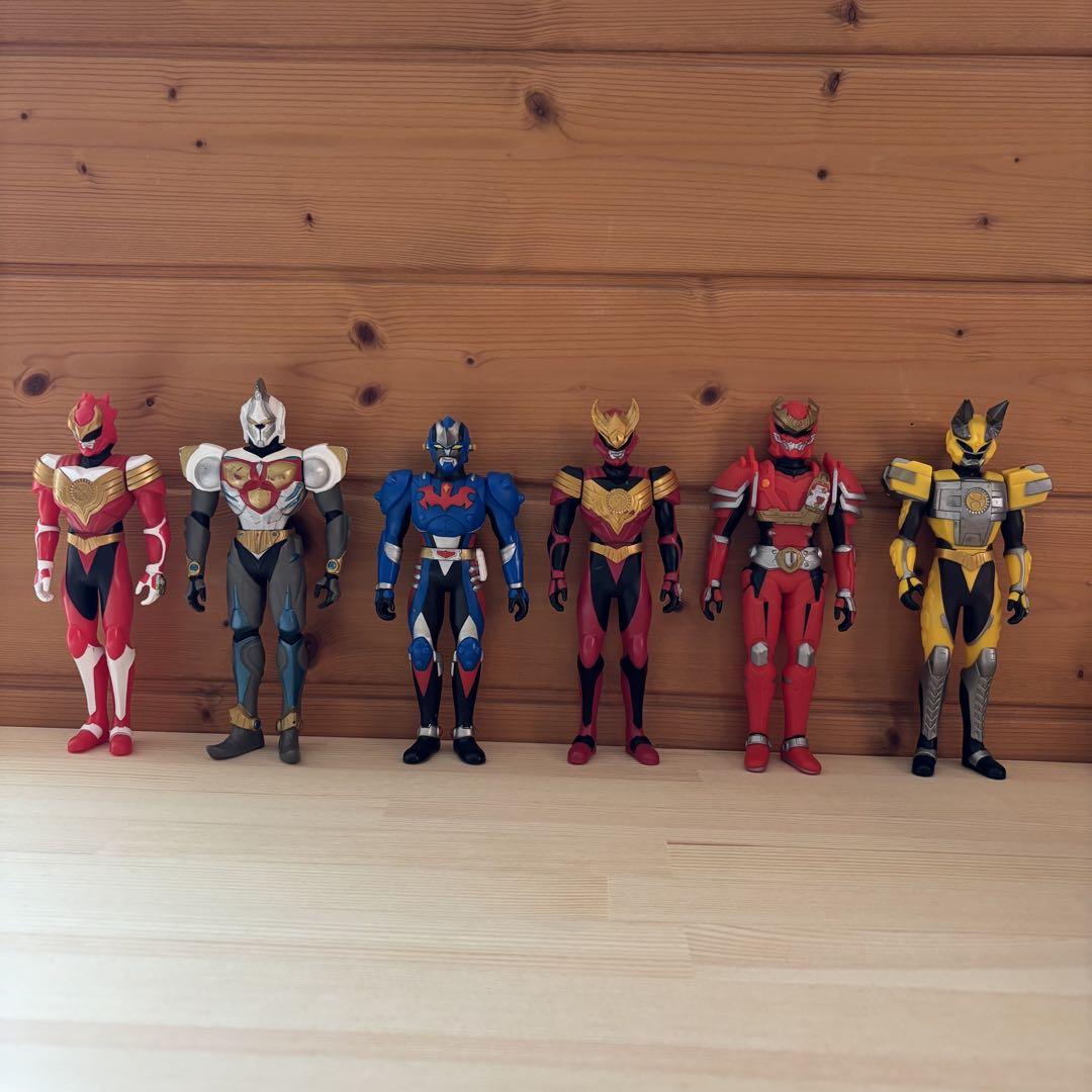グランセイザー　セイザーX ジャスティライザー　ソフビ　14体セット グランセイザー セイザーX ジャスティライザー ソフビ 14体セット
