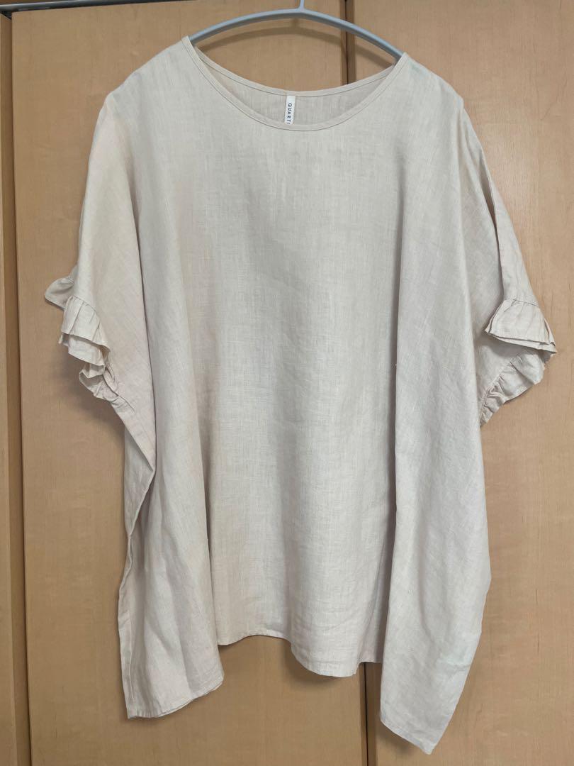 journal standard luxe ベルギーリネンフリルTOP