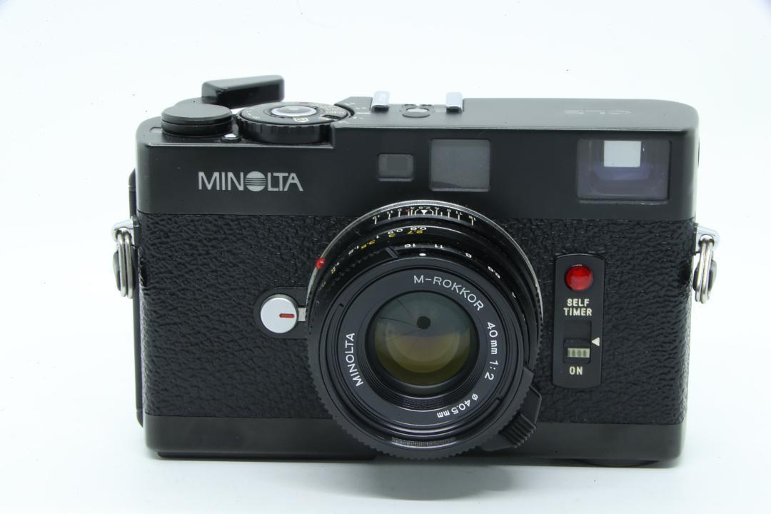 MINOLTA CLE ブラック M Rokkor 40mm f/2