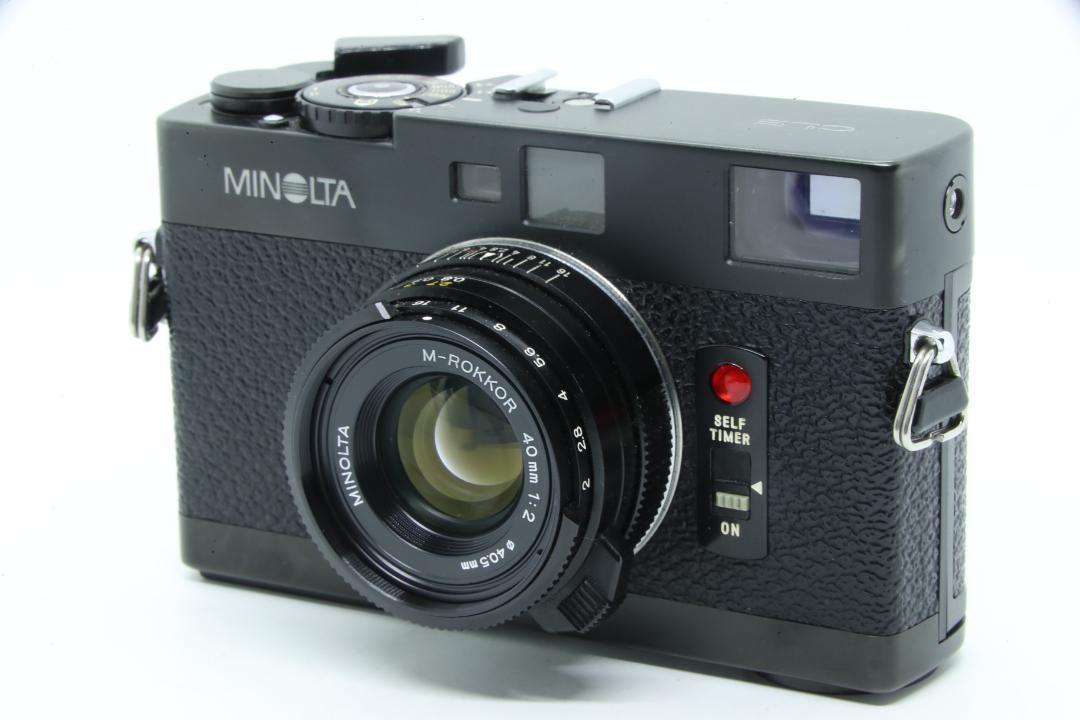 MINOLTA CLE ブラック M Rokkor 40mm f/2