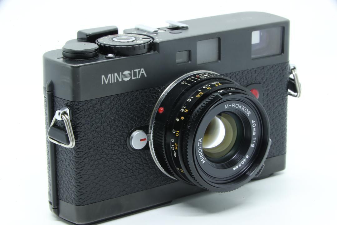 MINOLTA CLE ブラック M Rokkor 40mm f/2