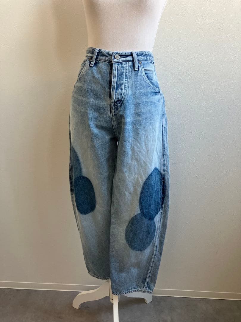 ★ ミナペルホネン　日本製　綿麻　always バルーン　ワイド　デニム　パンツ