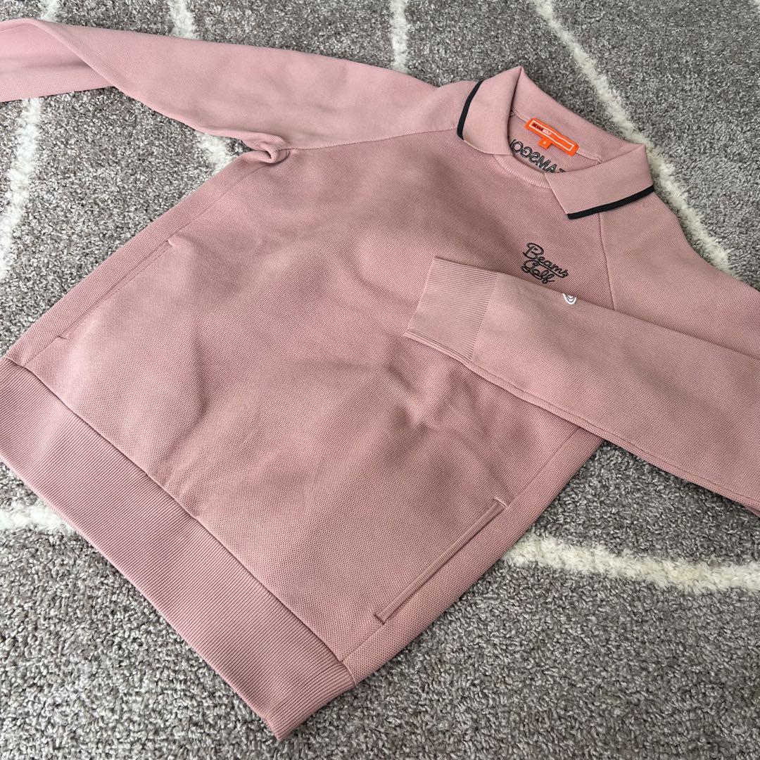 BEAMS GOLF 襟付き 切り替え プルオーバー