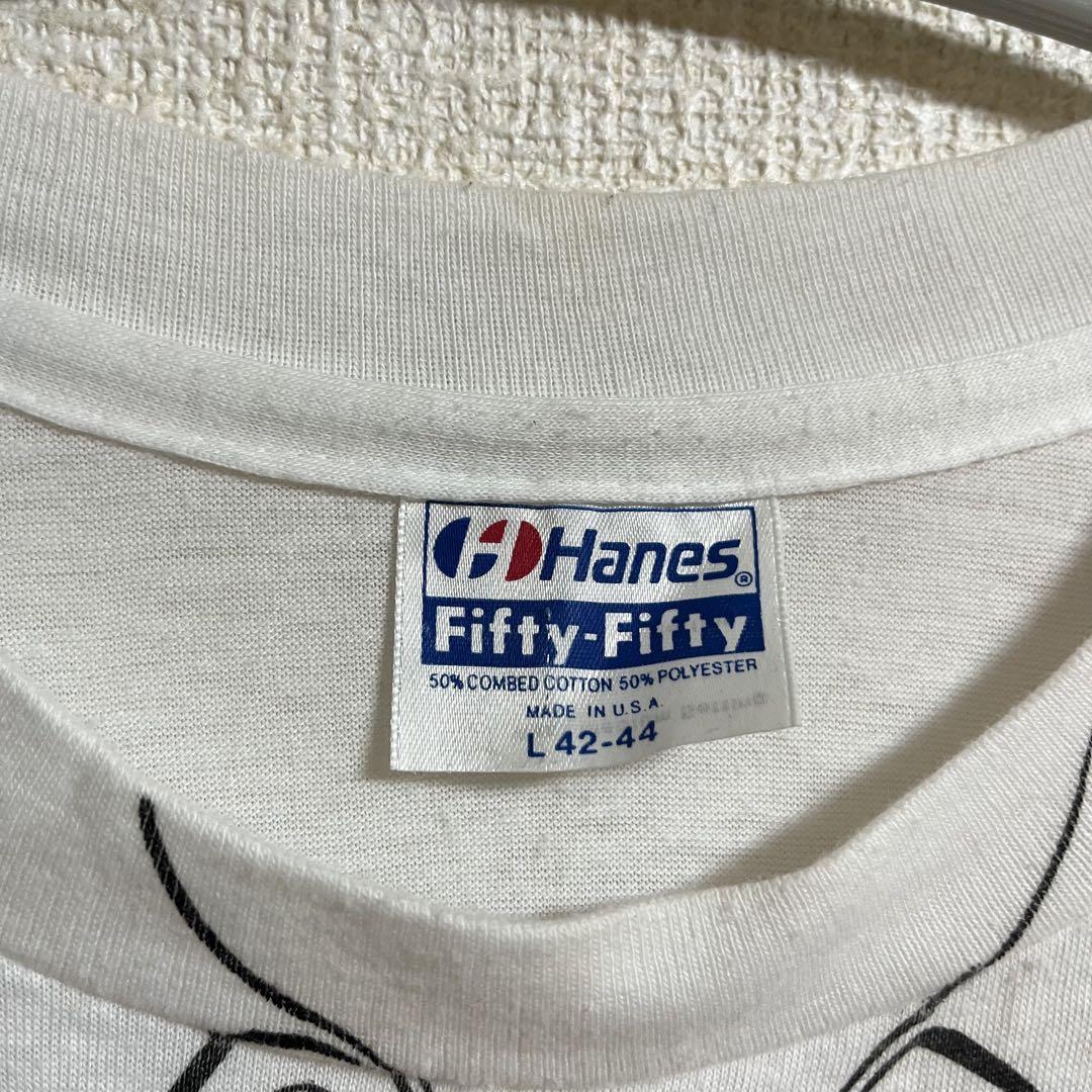 Hanes 80s USA製 プリントトロンプルイユ ベスト ヴィンテージ