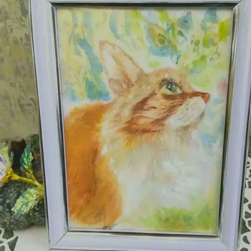 某メーカー Mercari at Shop | 猫 原画 水彩画 from Buyee | Japan! 絵画