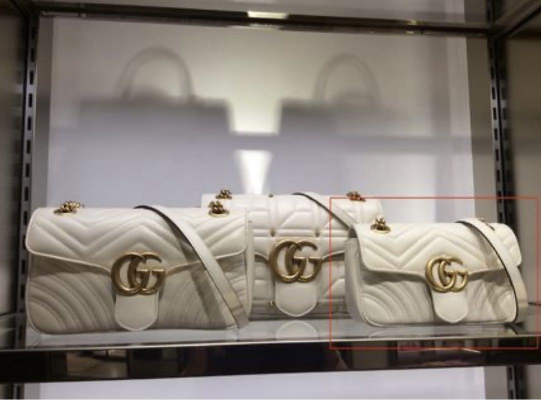 GUCCI Marmont GGマーモント キルティング ミニバッグ