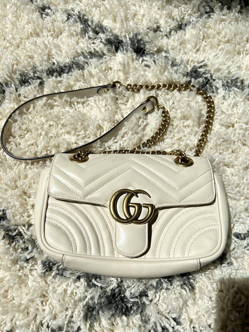 GUCCI Marmont GGマーモント キルティング ミニバッグ