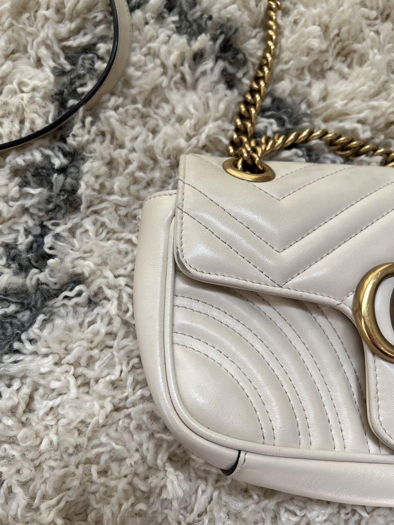 GUCCI Marmont GGマーモント キルティング ミニバッグ