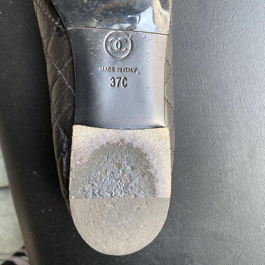 CHANEL　シャネル マトラッセ　バレリーナ　37Ⅽ