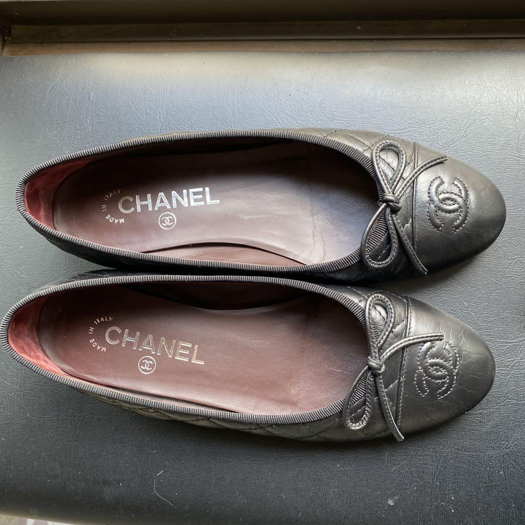 CHANEL　シャネル マトラッセ　バレリーナ　37Ⅽ