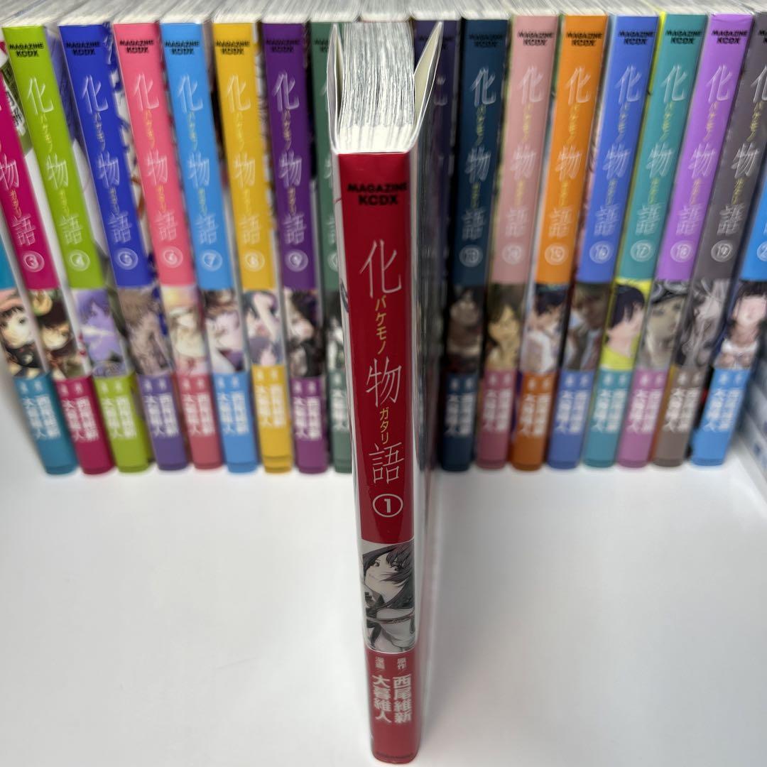 化物語　全巻初版帯付きセット  1〜22巻　美品‼︎ おまけ有り！