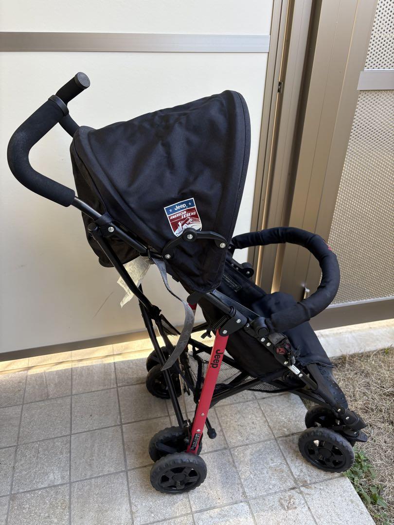 【美品】　Jeep ベビーカー　B型　ガード付き　J is for Jeep