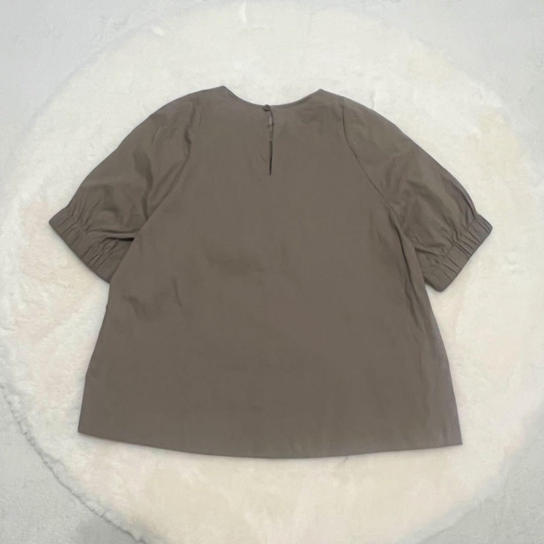 美品／セオリーリュクス／洗えるリネンブラウス／Sサイズ／24SS