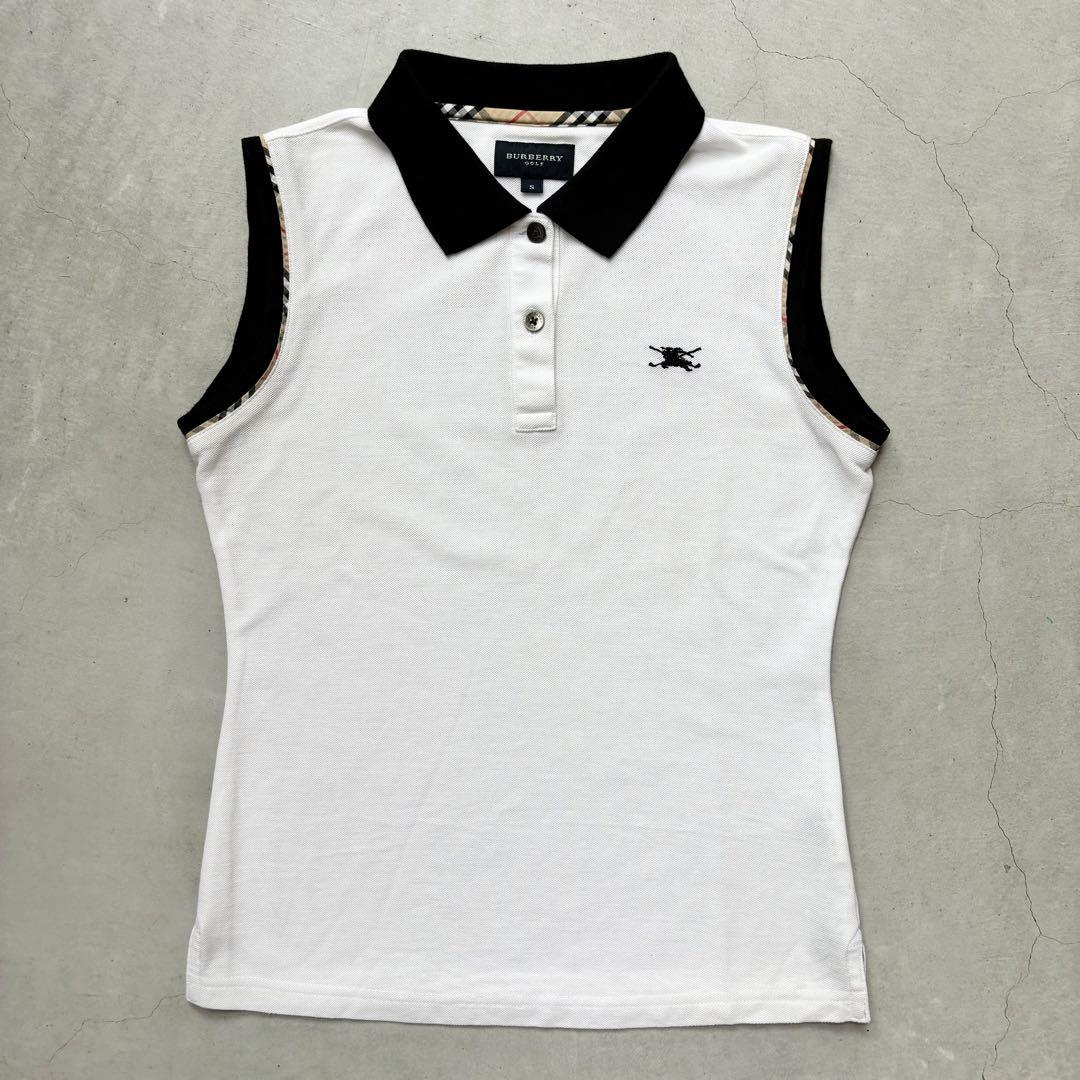BURBERRY GOLF 上下セット ノバチェック ノースリーブポロ スカート