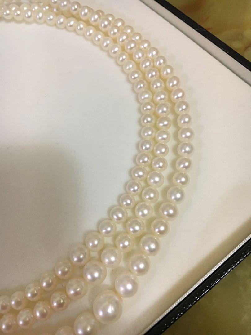 得価セール 専用です 三連ネックレス パール レオナール kGQ1L-m44281495194 豪華 本真珠 日本製好評