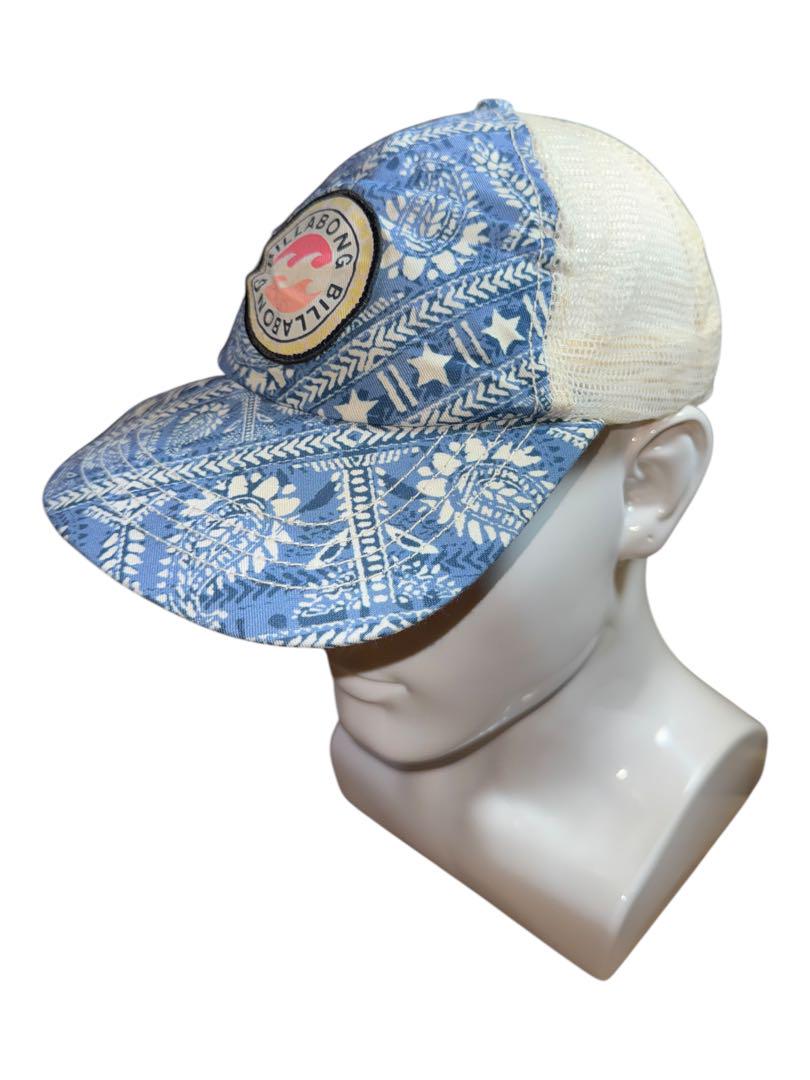 BILLABONG ベースボールキャップ 青/白 (2)