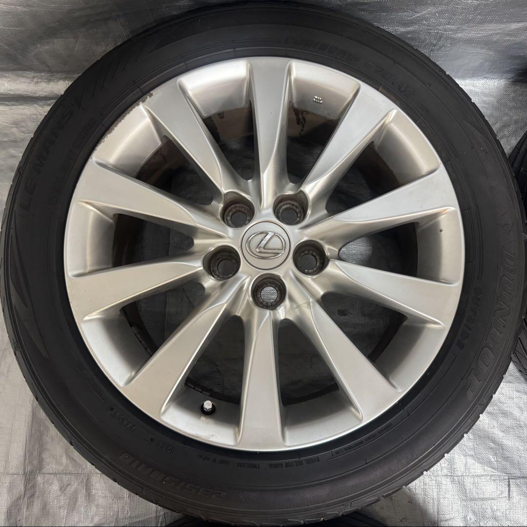 レクサス LS600h LS460純正18インチ セット