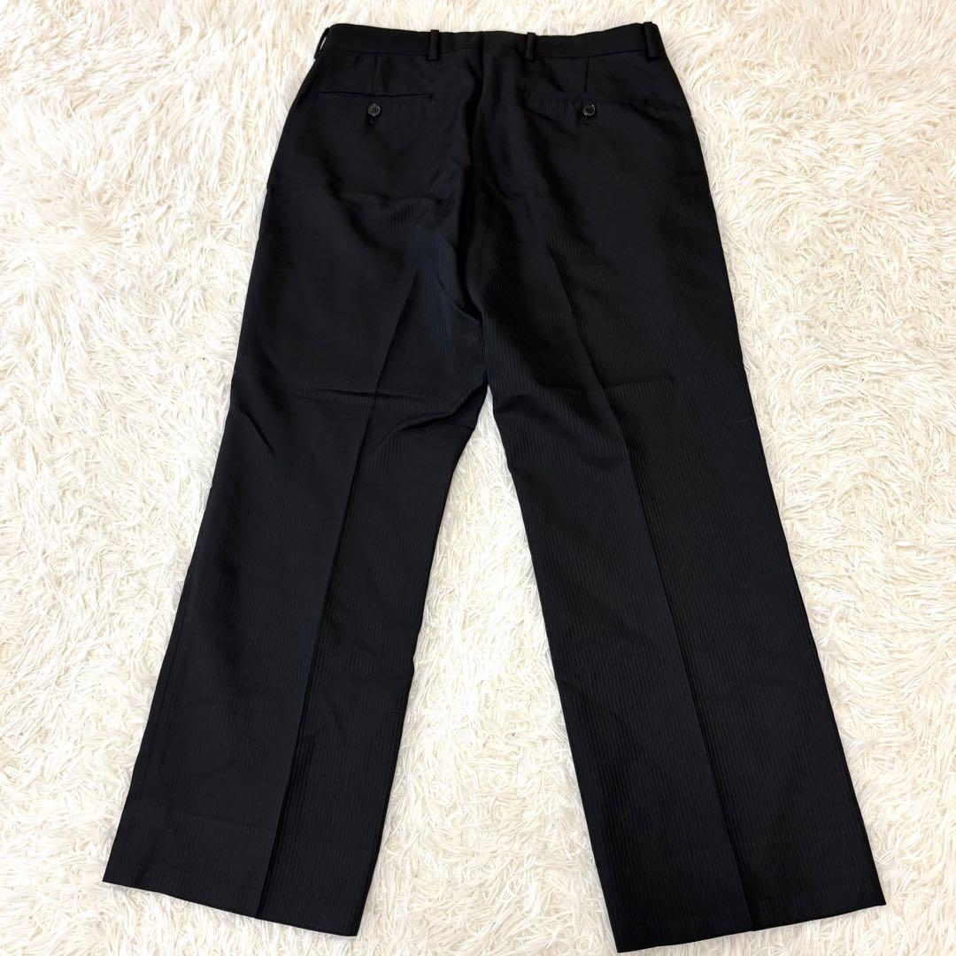 美品✨エンポリオアルマーニ 48 L ワイドスラックス ストライプ