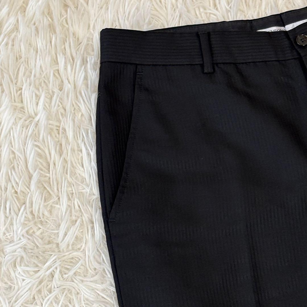 美品✨エンポリオアルマーニ 48 L ワイドスラックス ストライプ
