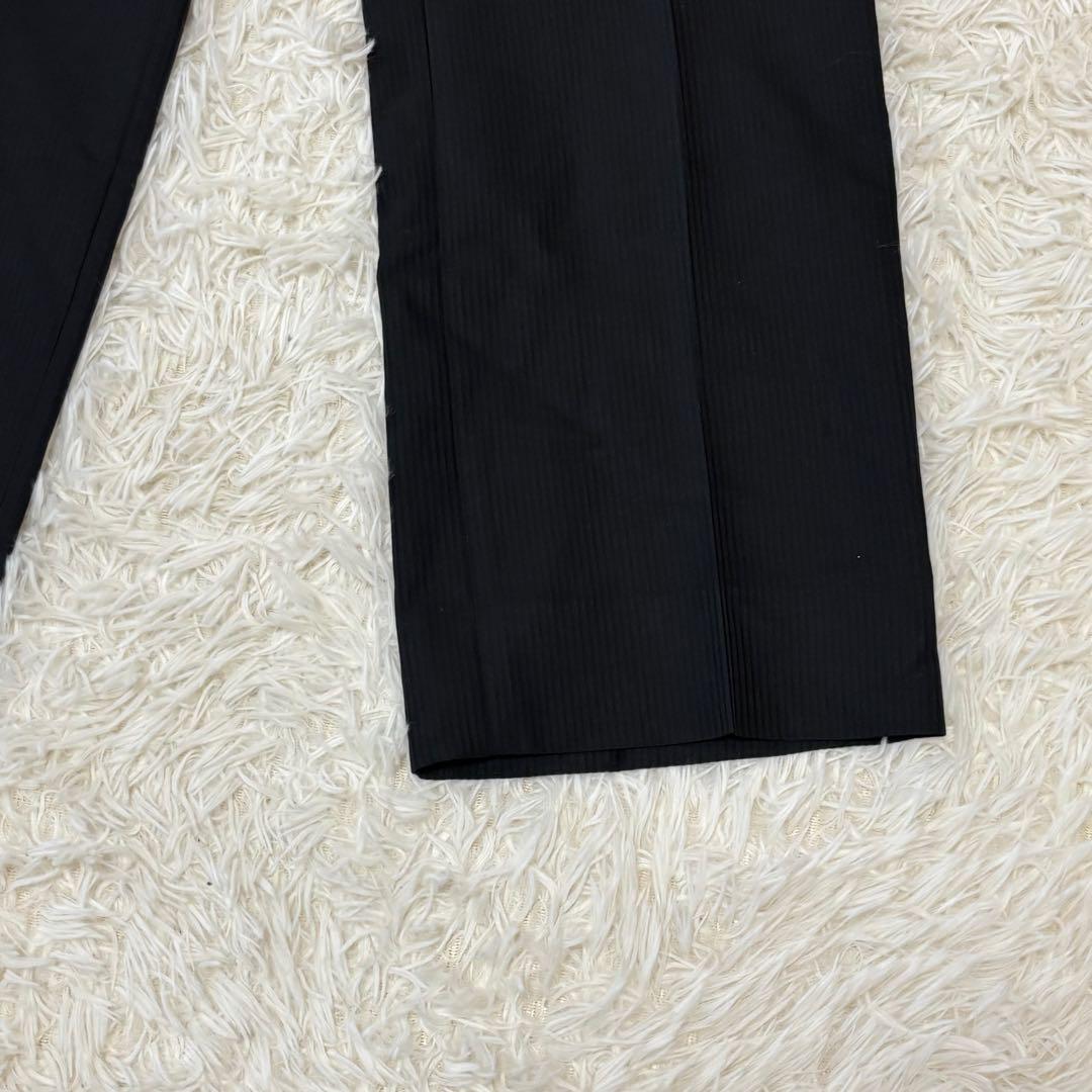 美品✨エンポリオアルマーニ 48 L ワイドスラックス ストライプ