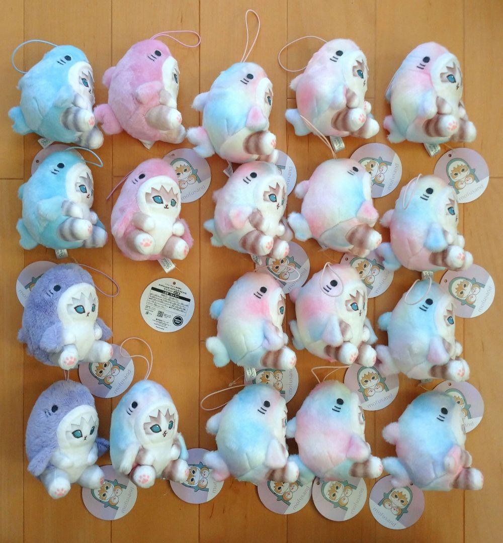 mofusand パステルサメにゃん マスコット 全4種19個セット モフサンド目立った傷や汚れなし
