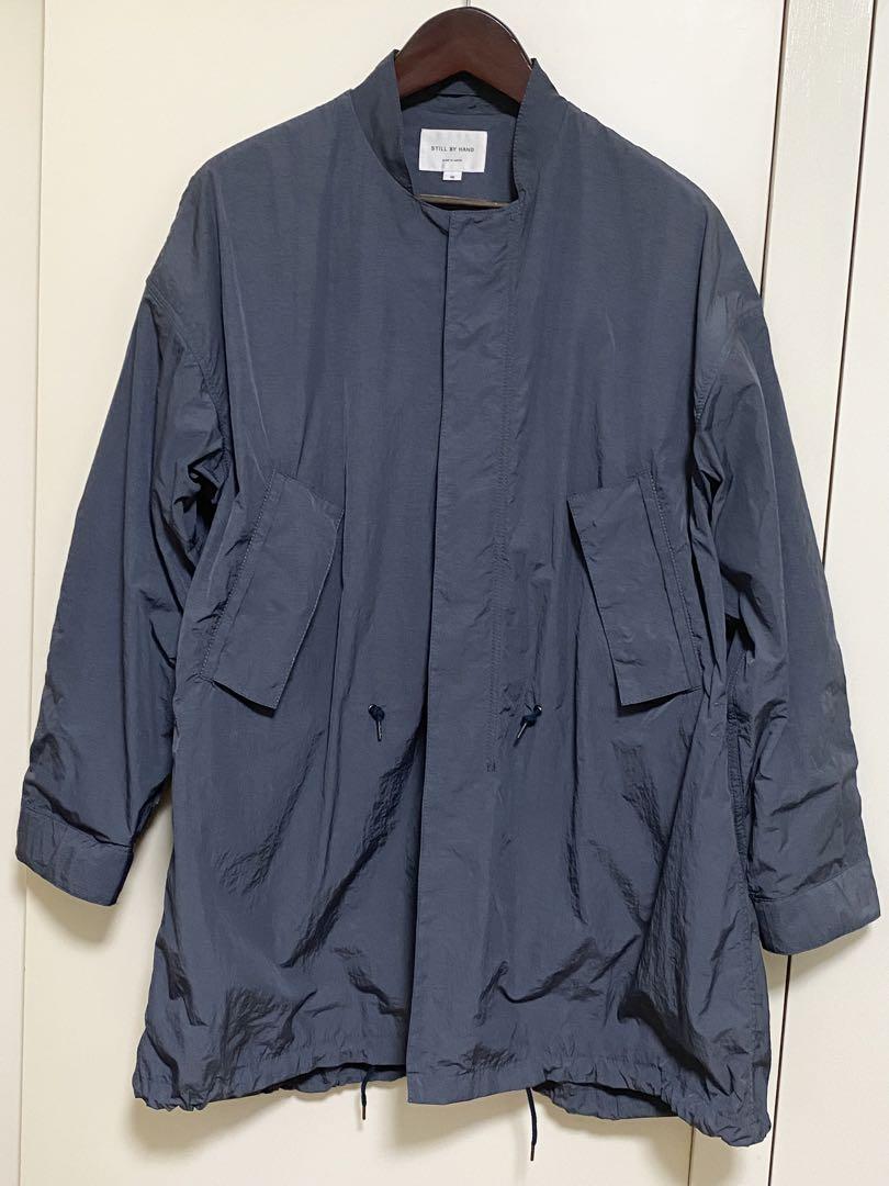 STILL BY HAND ナイロンコート 46 スレートブルー STILL BY HAND ナイロンコート 46 スレートブルー