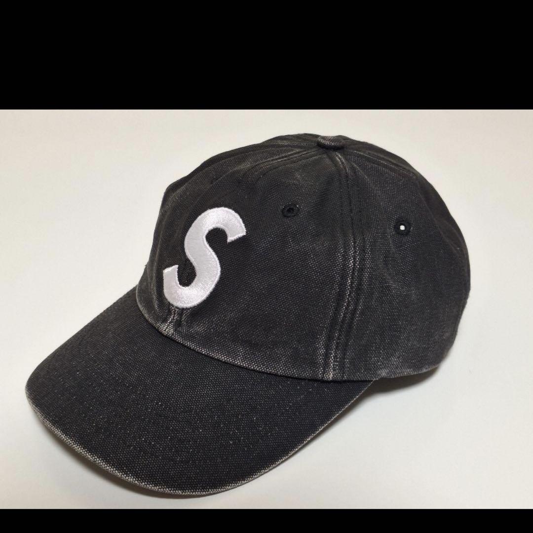 美品　Supreme　Pigment　Canvas　S Logo　6-Panel