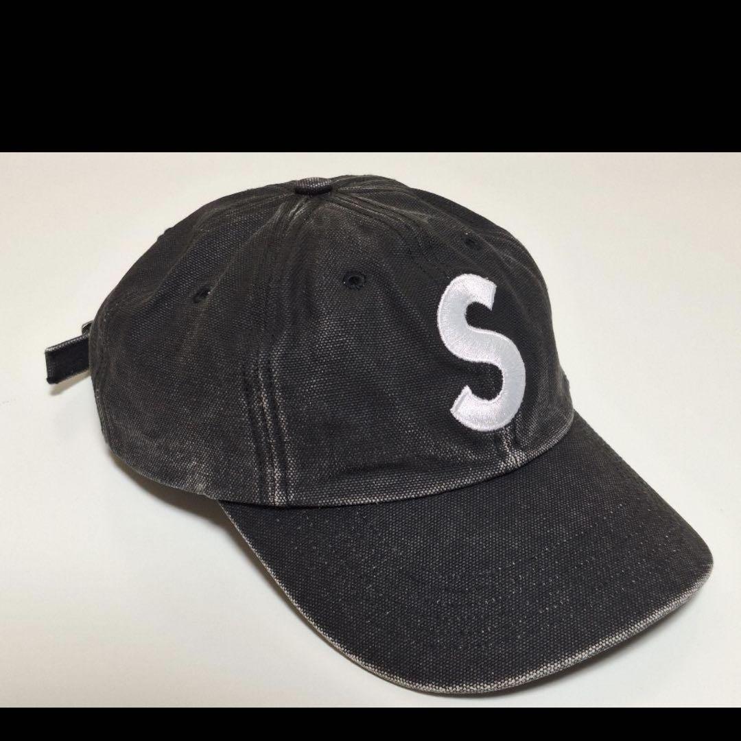 美品　Supreme　Pigment　Canvas　S Logo　6-Panel