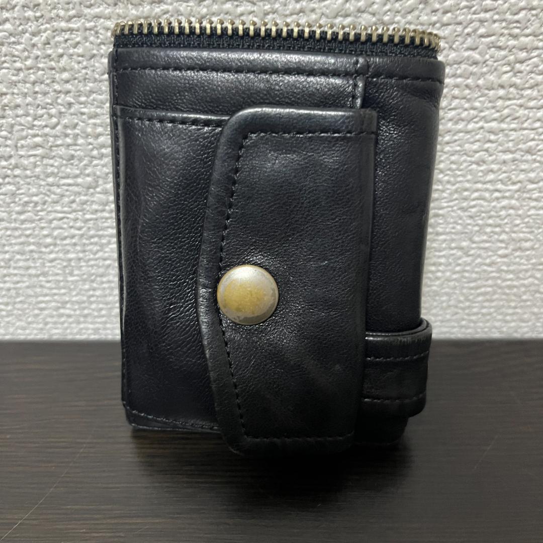 beautiful people ライダースプチウォレット 三つ折り財布