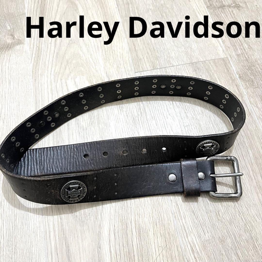 流行 【入手困難】Harley Davidson ベルト ブラウン 32インチ ベルト